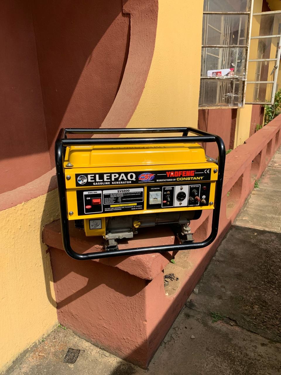 ❌❌SOLD-OUT❌❌...V.Clean 3Weeks Used Elepaq 4.5KVA Constant Manual Starter 100% Copper Generator | SV6800 For-Sale