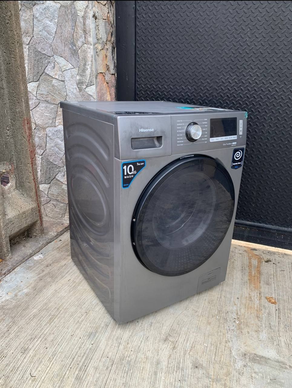 V.Clean, 10Kg / 7Kg, 2in1 Hisense Wash & Dry Front Loader Automatic Inverter Washing Machine (WDBL1014VT) For-Sale